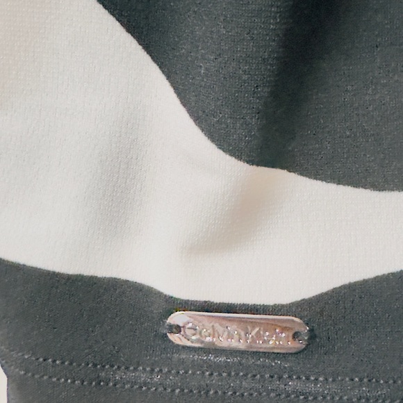 Calvin Klein Zebra Striped Top - Picture 7 of 7